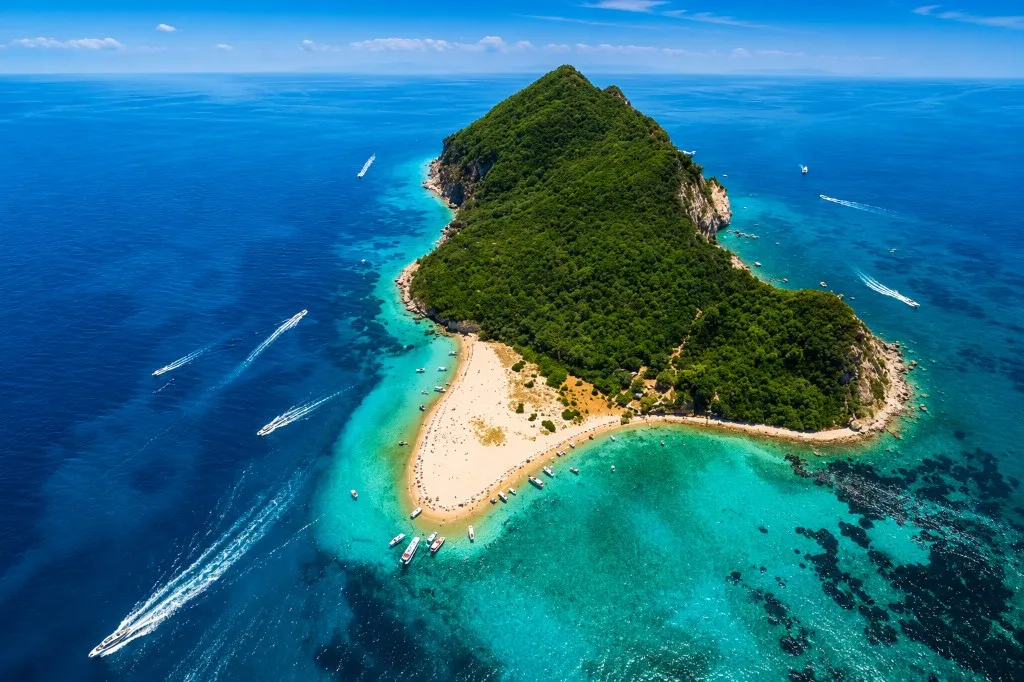 Cameo Island træbro Zakynthos